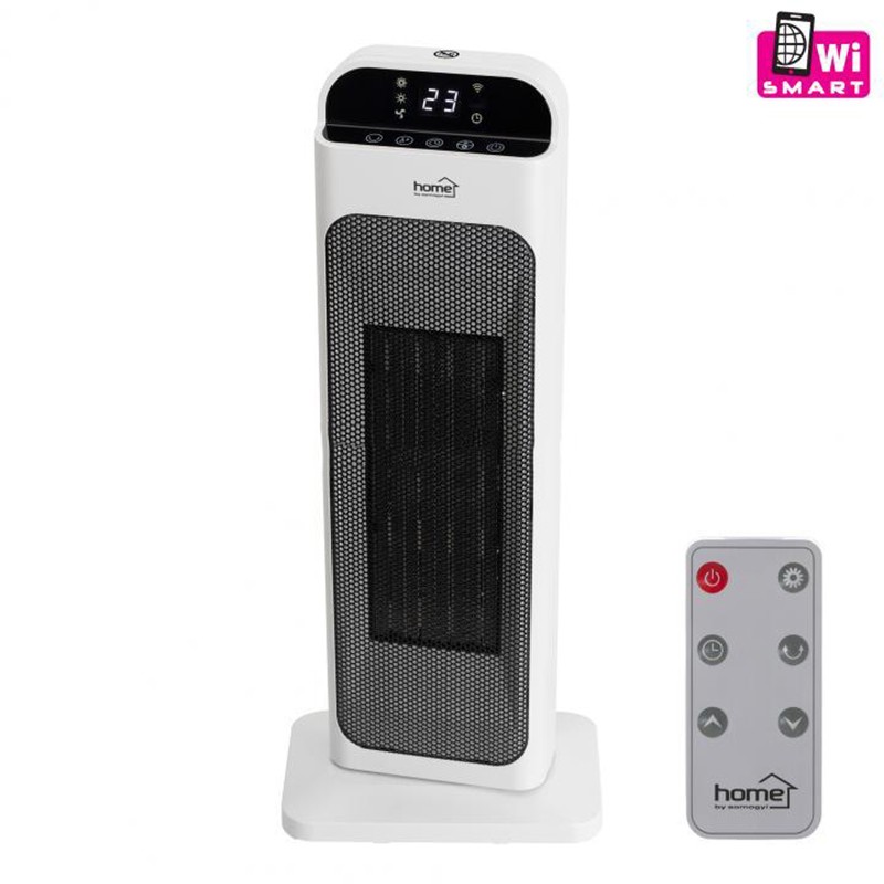 Radiator ceramic Smart 2000W, WiFi, iOS si Android, control touch screen sau telecomanda - imagine 5